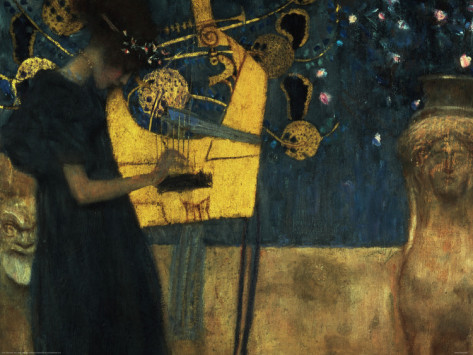 Musique, 1895 - Gustav Klimt Painting